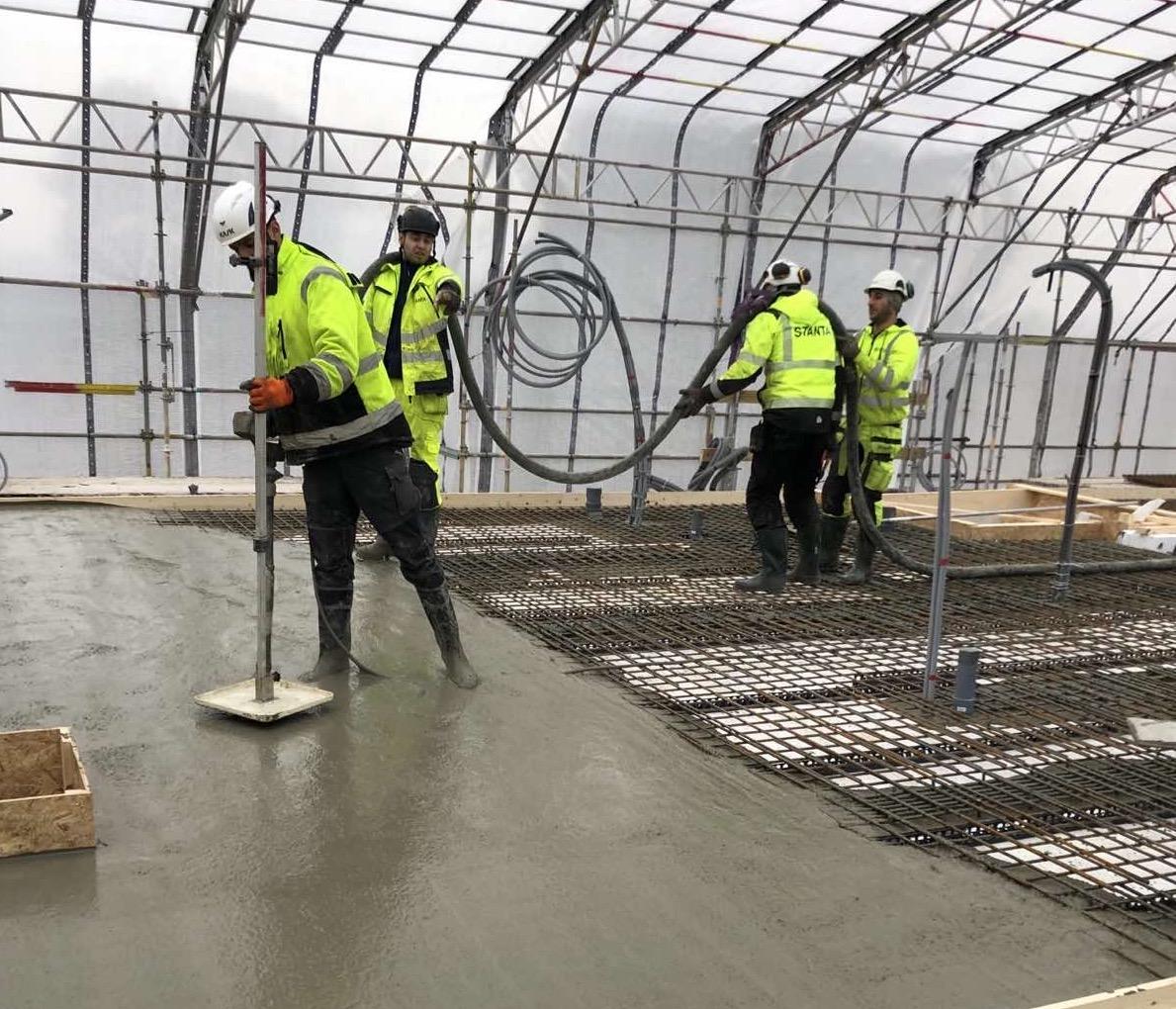 Betongarbeten och stomkomplettering i Stockholm – gjutning med armering STANTA AB