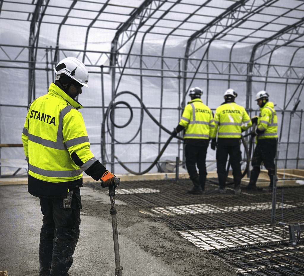 Betongarbeten och stomkomplettering i Stockholm – gjutning med armering STANTA AB